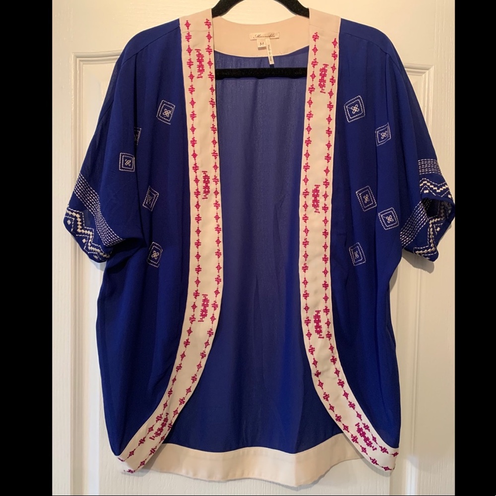 Embroidered cardigan